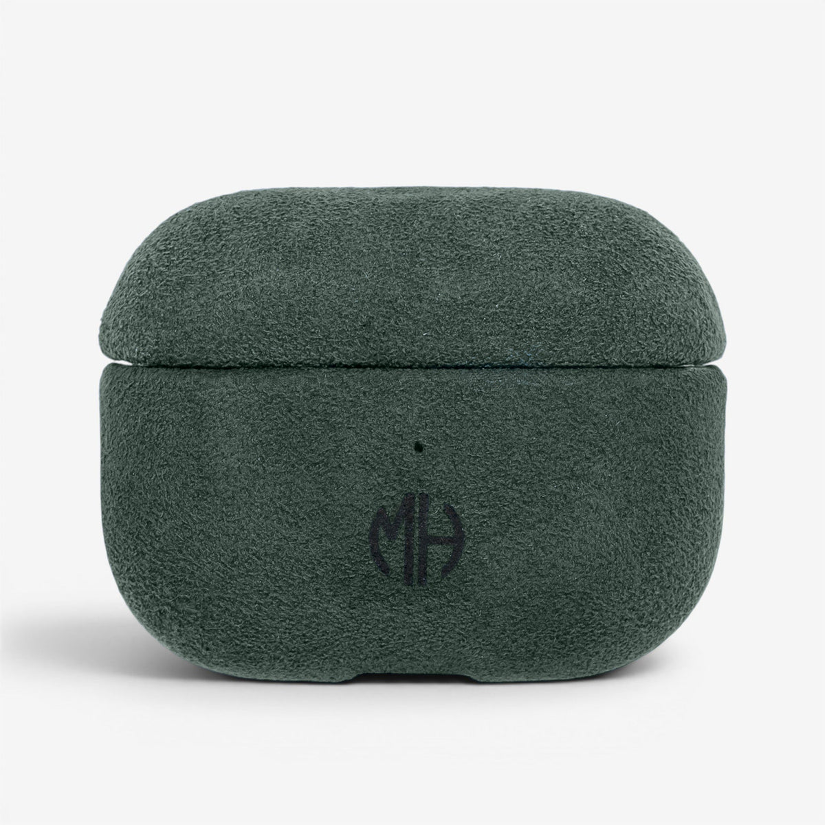 AirPods Case Alcantara Pro 2 Green Front#Modell_AirPods Pro 2&Farbe_Green