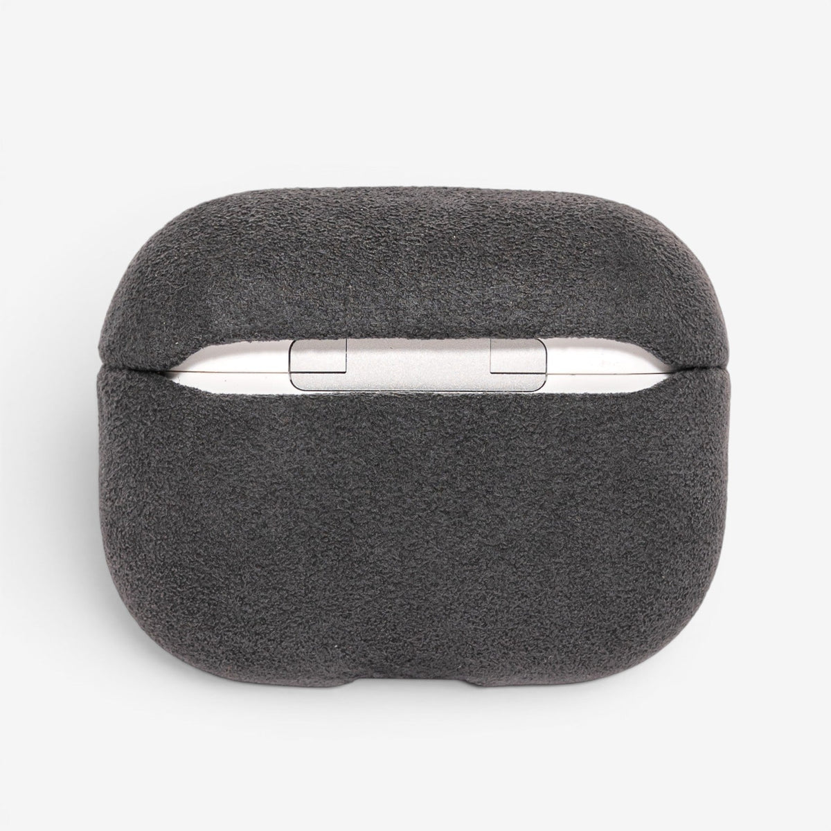 AirPods Case Alcantara Pro 2 Dark Grey Rückseite#Modell_AirPods Pro 2&Farbe_Dark Grey