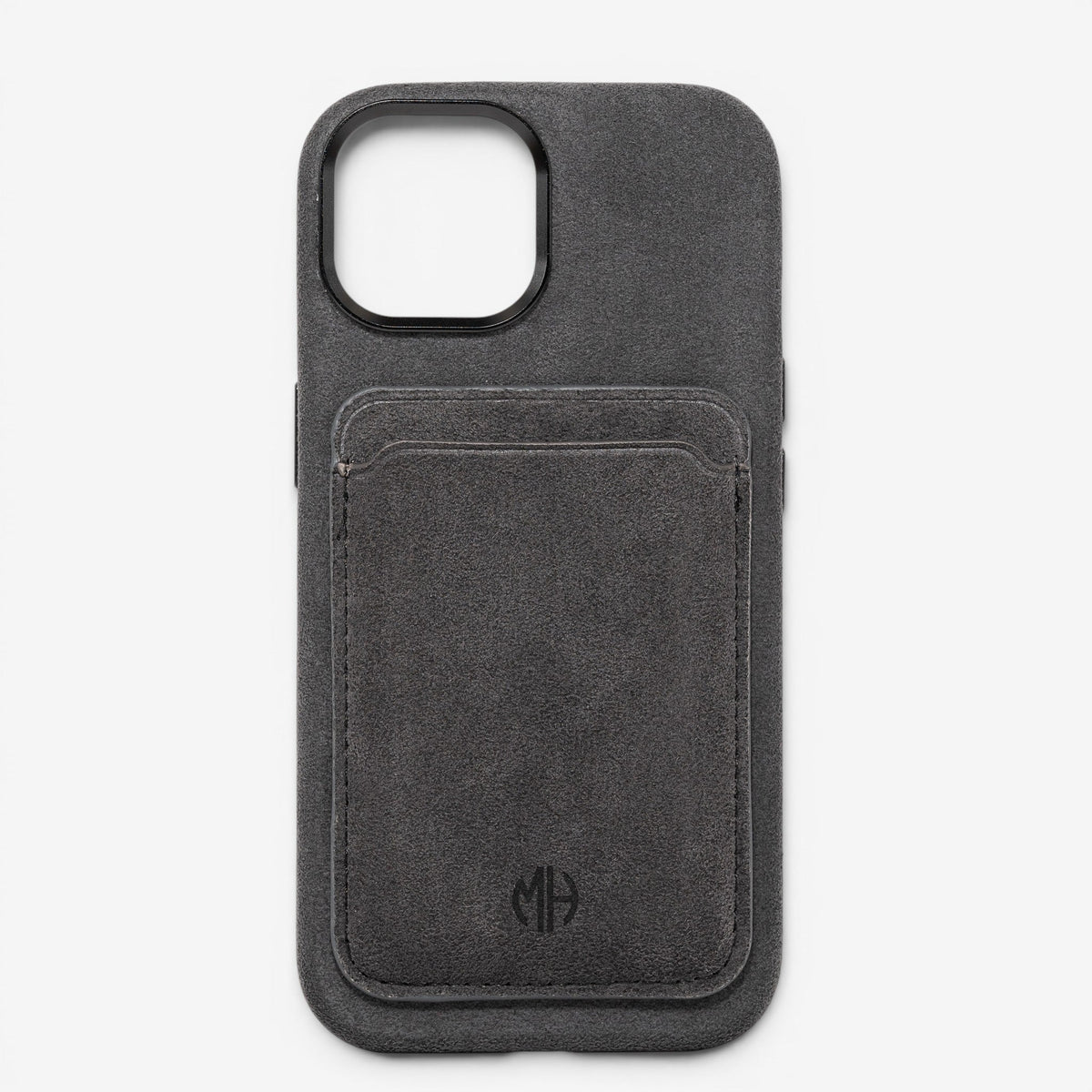 iPhone Case Alcantara 15 Plus Dark Grey MagSafe#Modell_iPhone 15 Plus&Farbe_Dark Grey