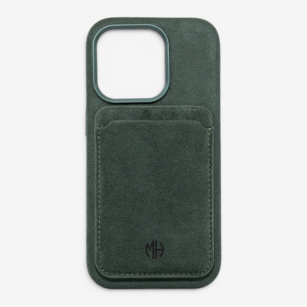 iPhone Case Alcantara 15 Pro Max Green MagSafe#Modell_iPhone 15 Pro Max&Farbe_Green