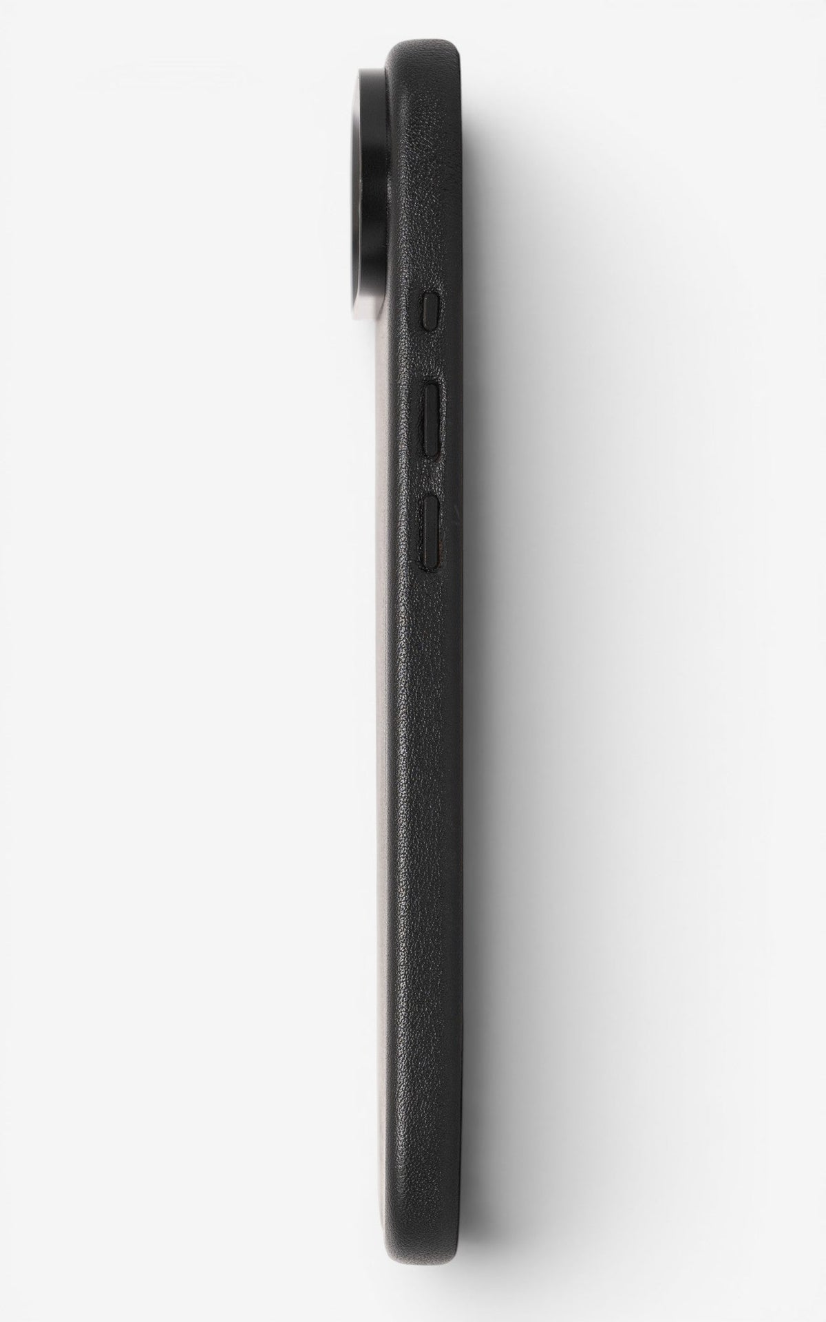 iPhone Case Leather 17 Air Black Seite rechts#Modell_iPhone 17 Air&Farbe_Black