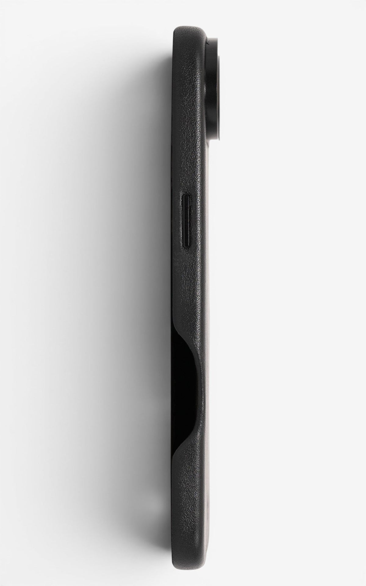 iPhone Case Leather 17 Air Black Seite links#Modell_iPhone 17 Air&Farbe_Black