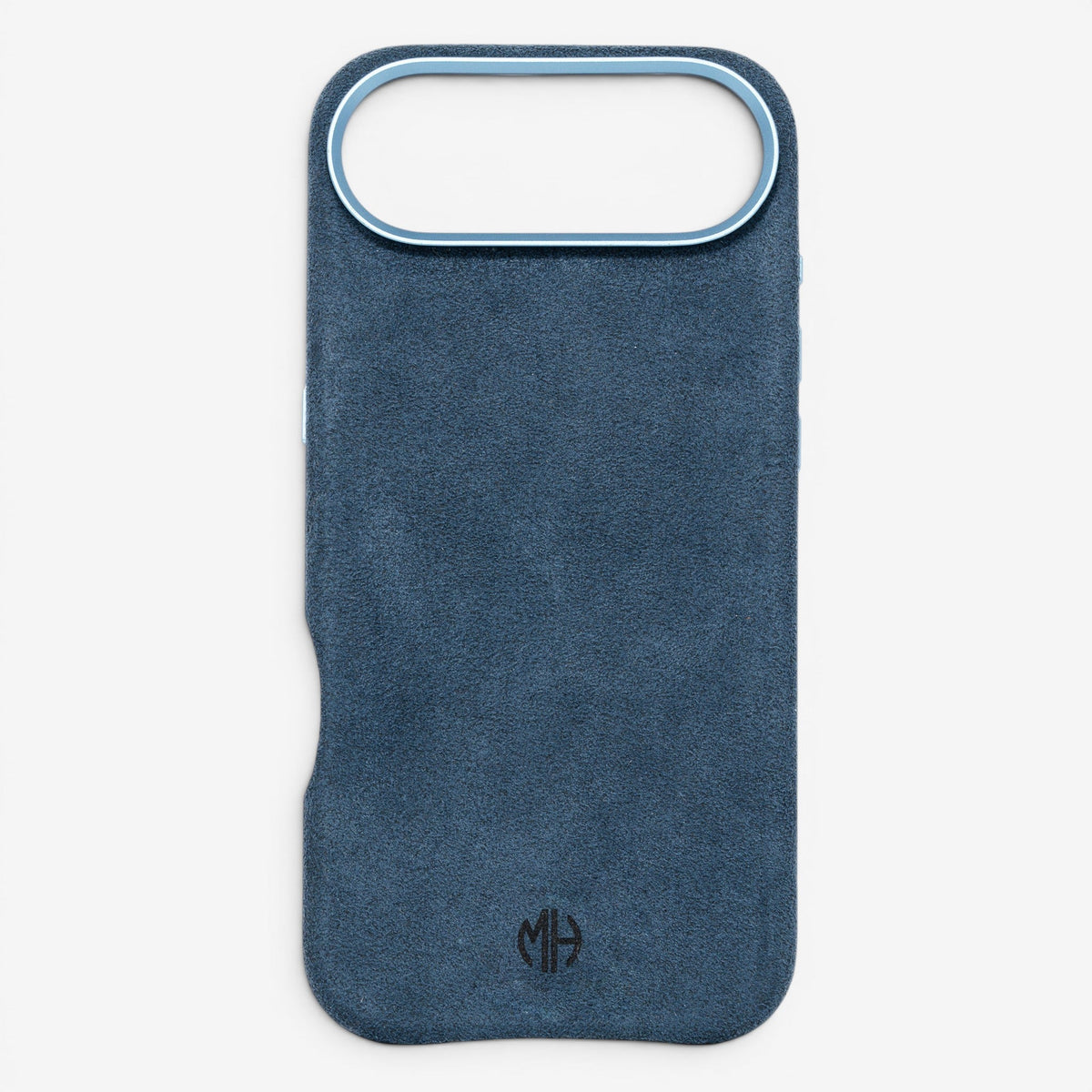 iPhone Case Alcantara 17 Air Blue Front#Modell_iPhone 17 Air&Farbe_Blue