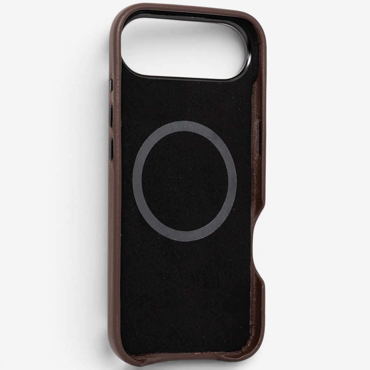 iPhone Case Leather 17 Air Brown Rückseite#Modell_iPhone 17 Air&Farbe_Brown