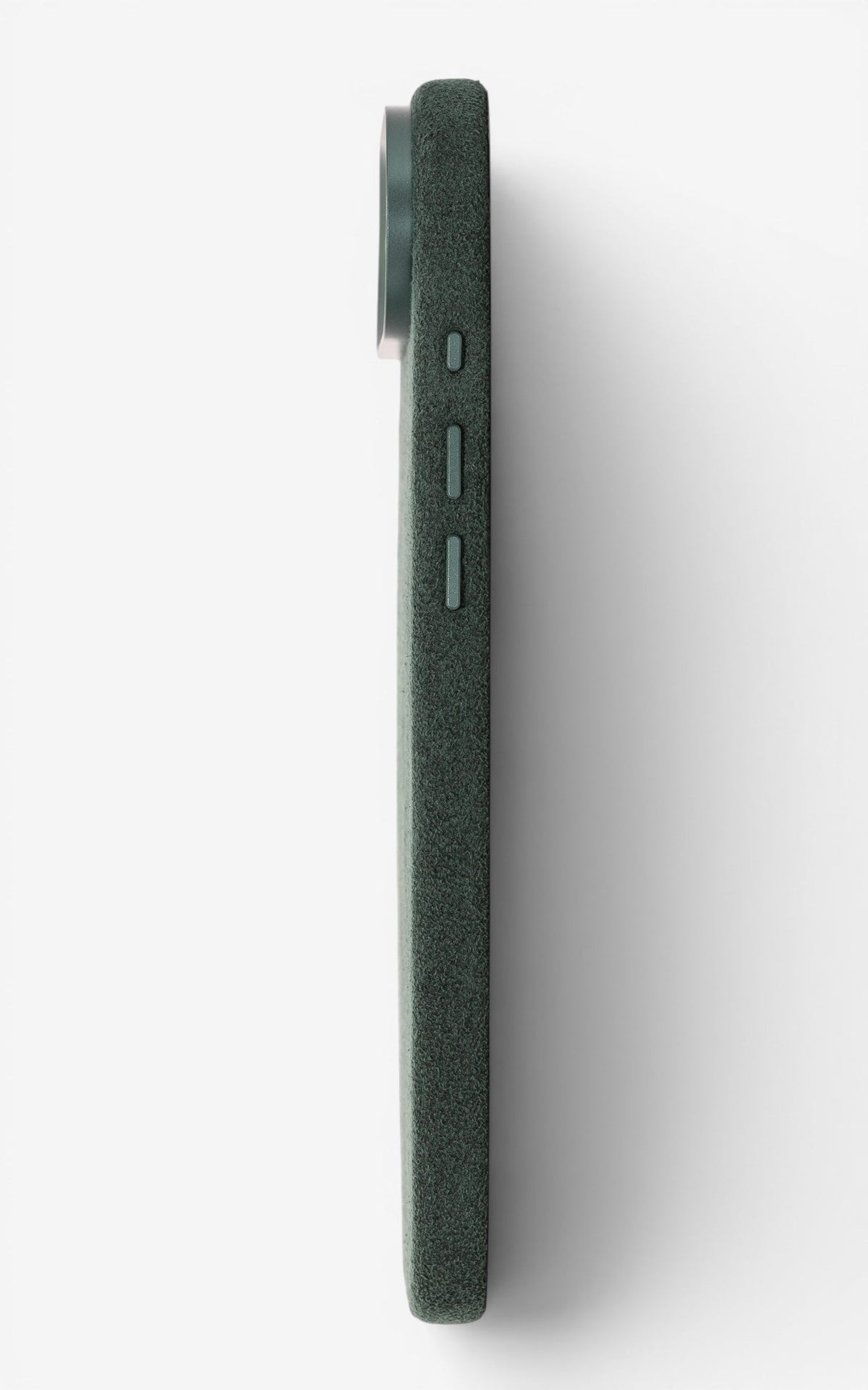 iPhone Case Alcantara 17 Air Green Seite rechts#Modell_iPhone 17 Air&Farbe_Green