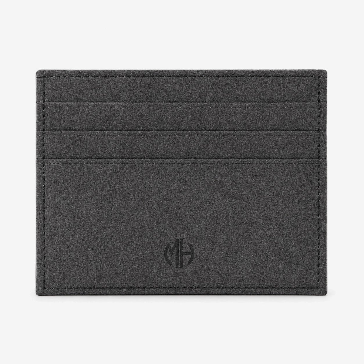 Card Wallet Alcantara Dark Grey Front#Farbe_Dark Grey