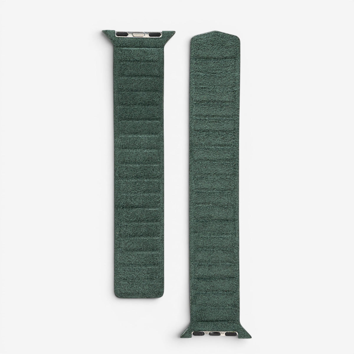 Apple Watch Band Alcantara Green Front#Farbe_Green