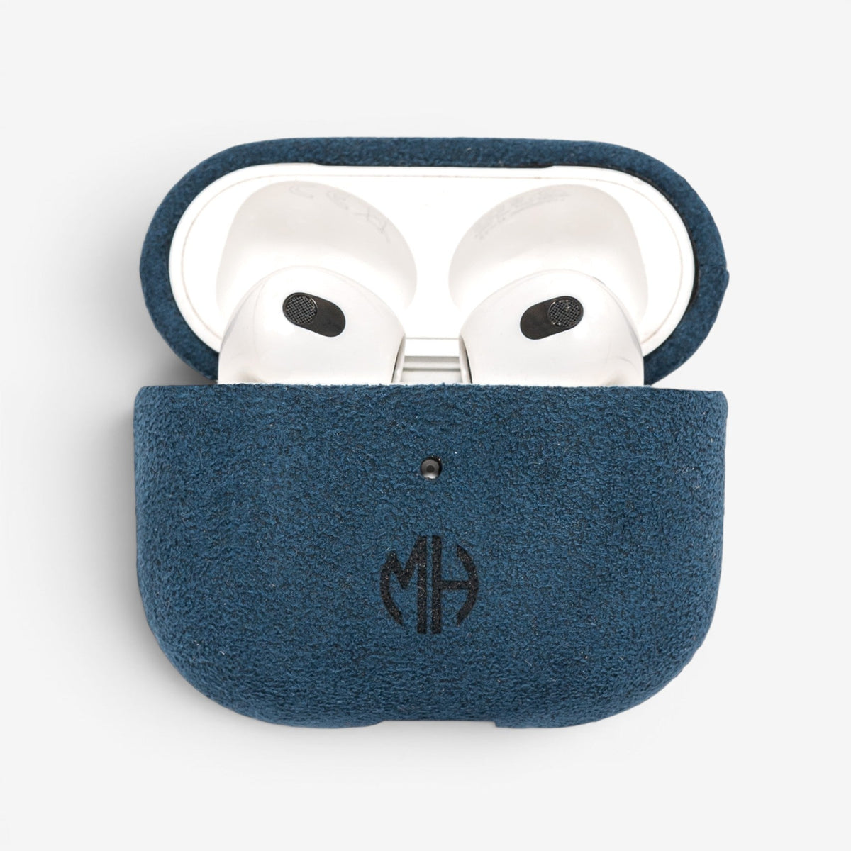 AirPods Case Alcantara 3 Blue Winkel#Modell_AirPods 3&Farbe_Blue
