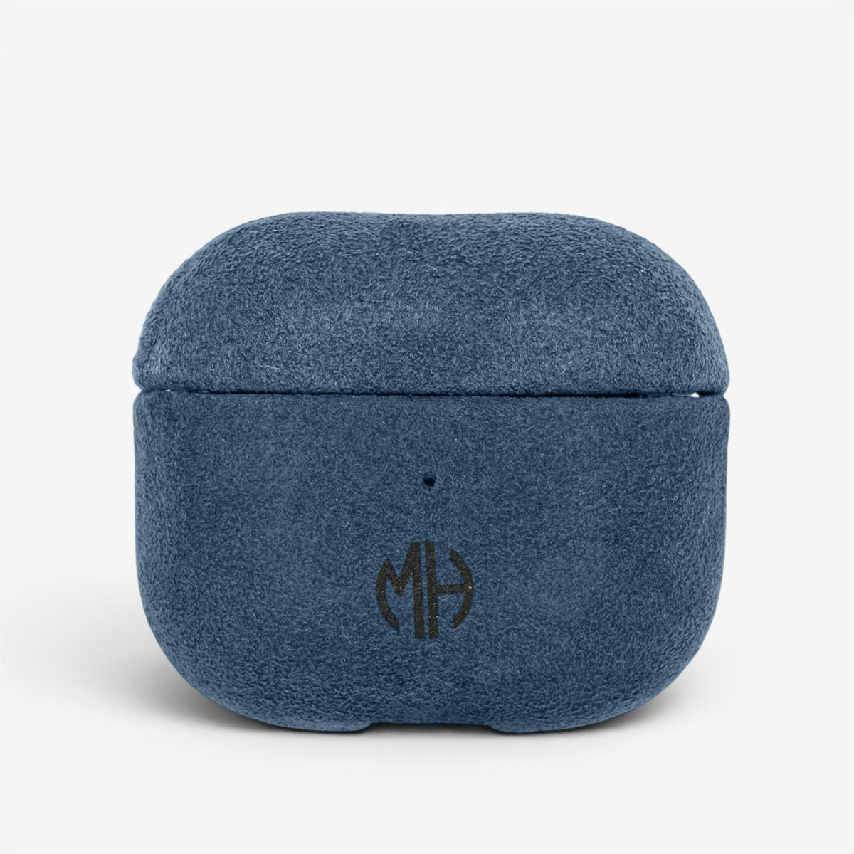AirPods Case Alcantara 3 Blue Front#Modell_AirPods 3&Farbe_Blue