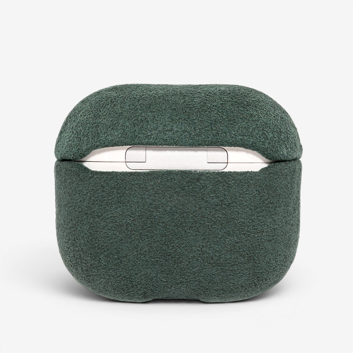 AirPods Case Alcantara 3 Green Rückseite#Modell_AirPods 3&Farbe_Green