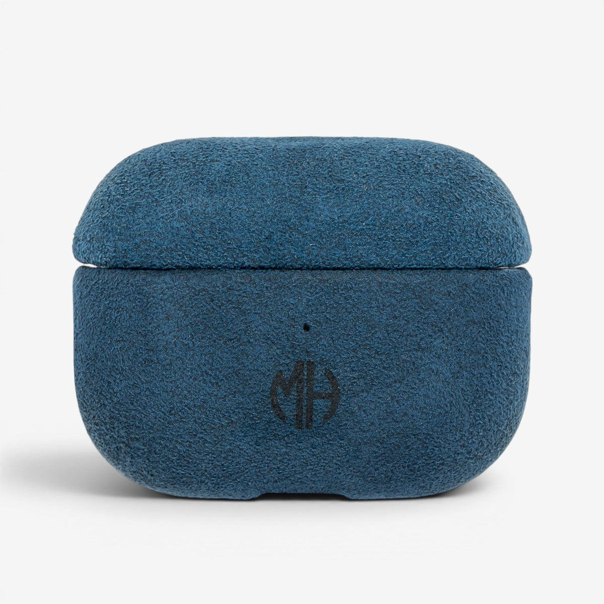 AirPods Case Alcantara Pro Blue Front#Modell_AirPods Pro&Farbe_Blue
