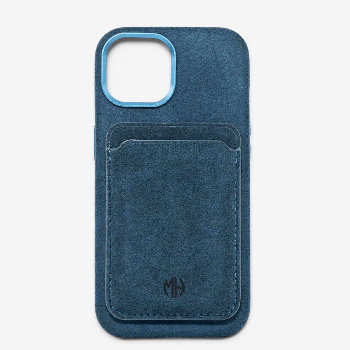 iPhone Case Alcantara 15 Plus Blue MagSafe#Modell_iPhone 15 Plus&Farbe_Blue