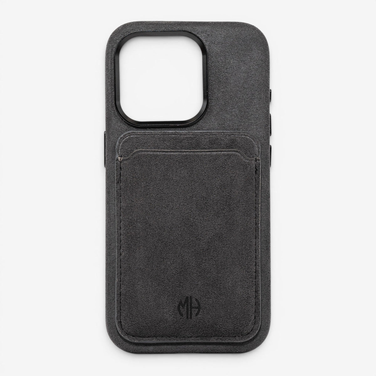 iPhone Case Alcantara 15 Pro Dark Grey MagSafe#Modell_iPhone 15 Pro&Farbe_Dark Grey