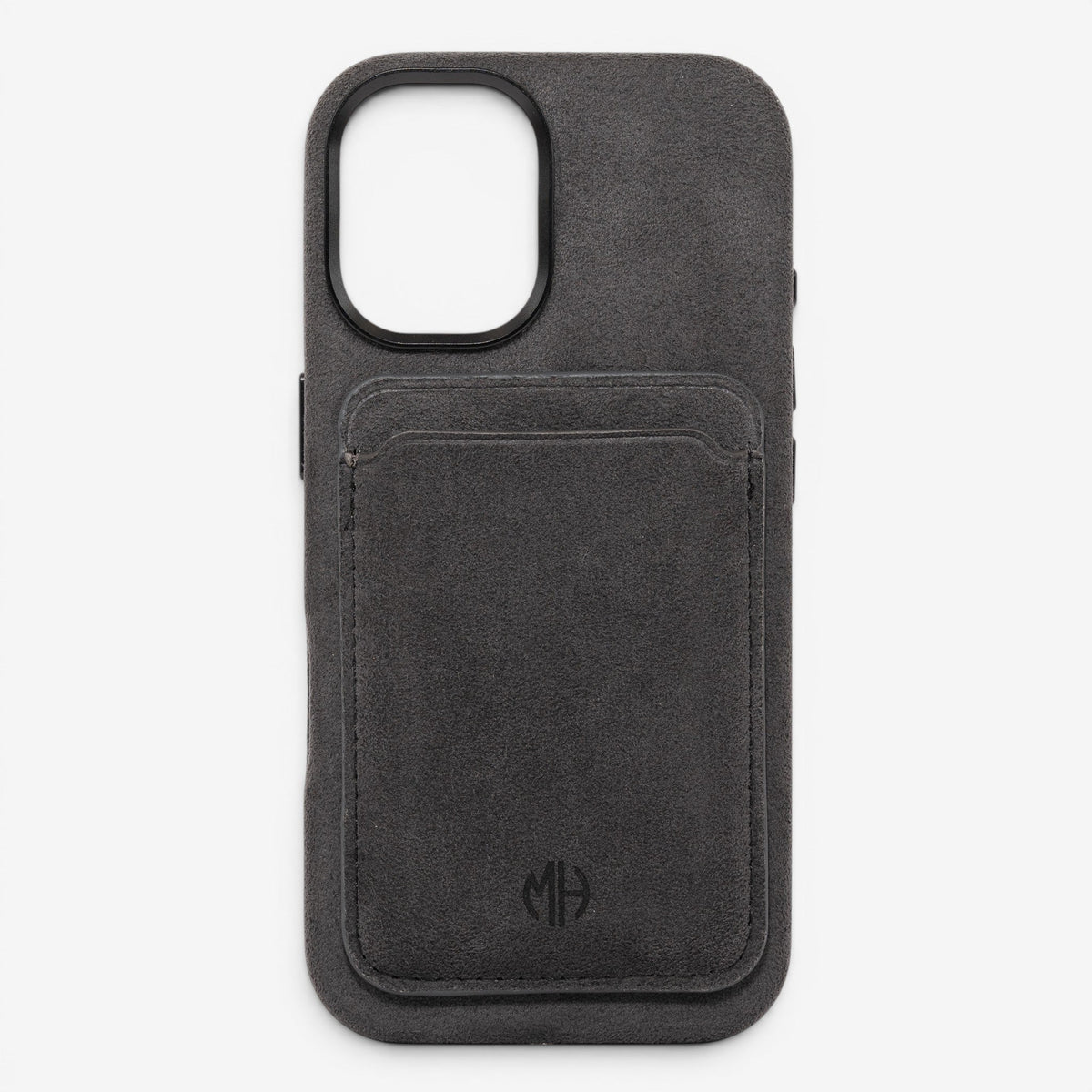 iPhone Case Alcantara 16 Dark Grey MagSafe#Modell_iPhone 16&Farbe_Dark Grey