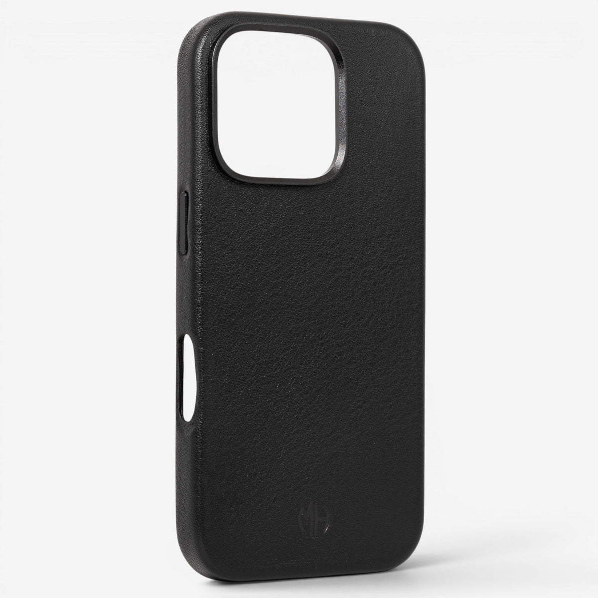 iPhone Case Leather 16 Pro Max Black Winkel#Modell_iPhone 16 Pro Max&Farbe_Black