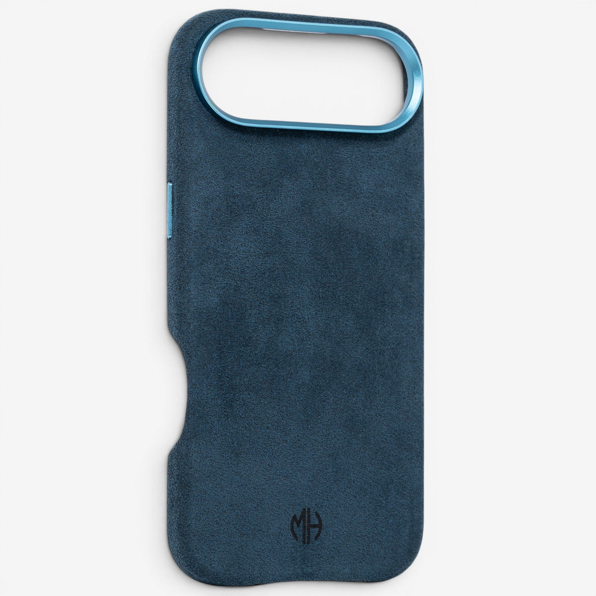 iPhone Case Alcantara 17 Air Blue Winkel#Modell_iPhone 17 Air&Farbe_Blue