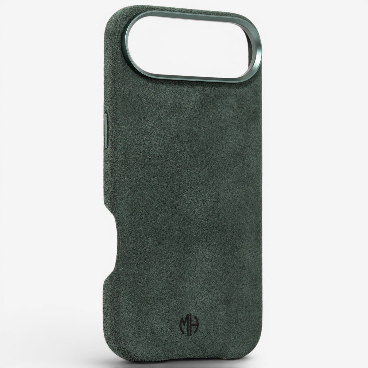 iPhone Case Alcantara 17 Air Green Winkel#Modell_iPhone 17 Air&Farbe_Green