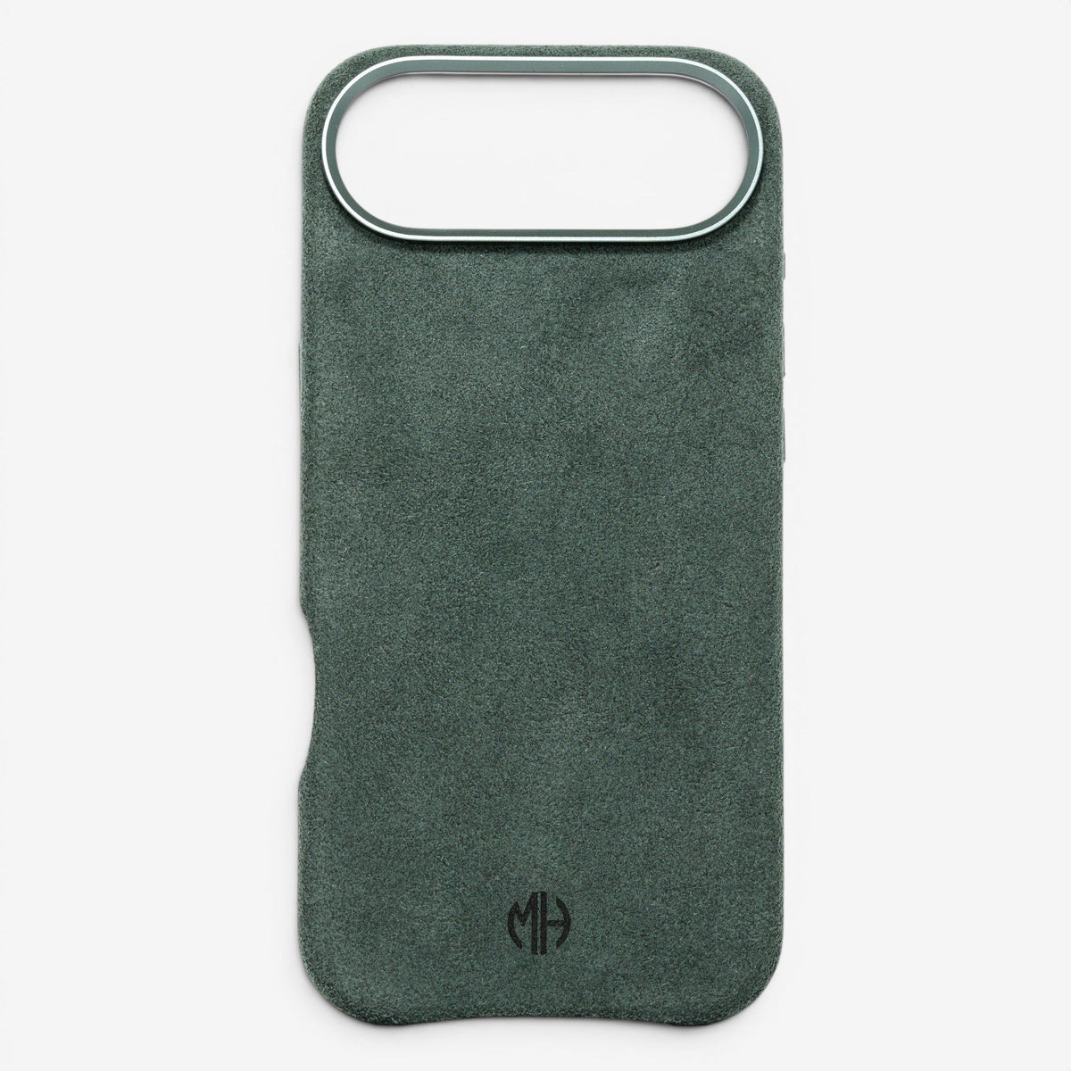iPhone Case Alcantara 17 Air Green Front#Modell_iPhone 17 Air&Farbe_Green