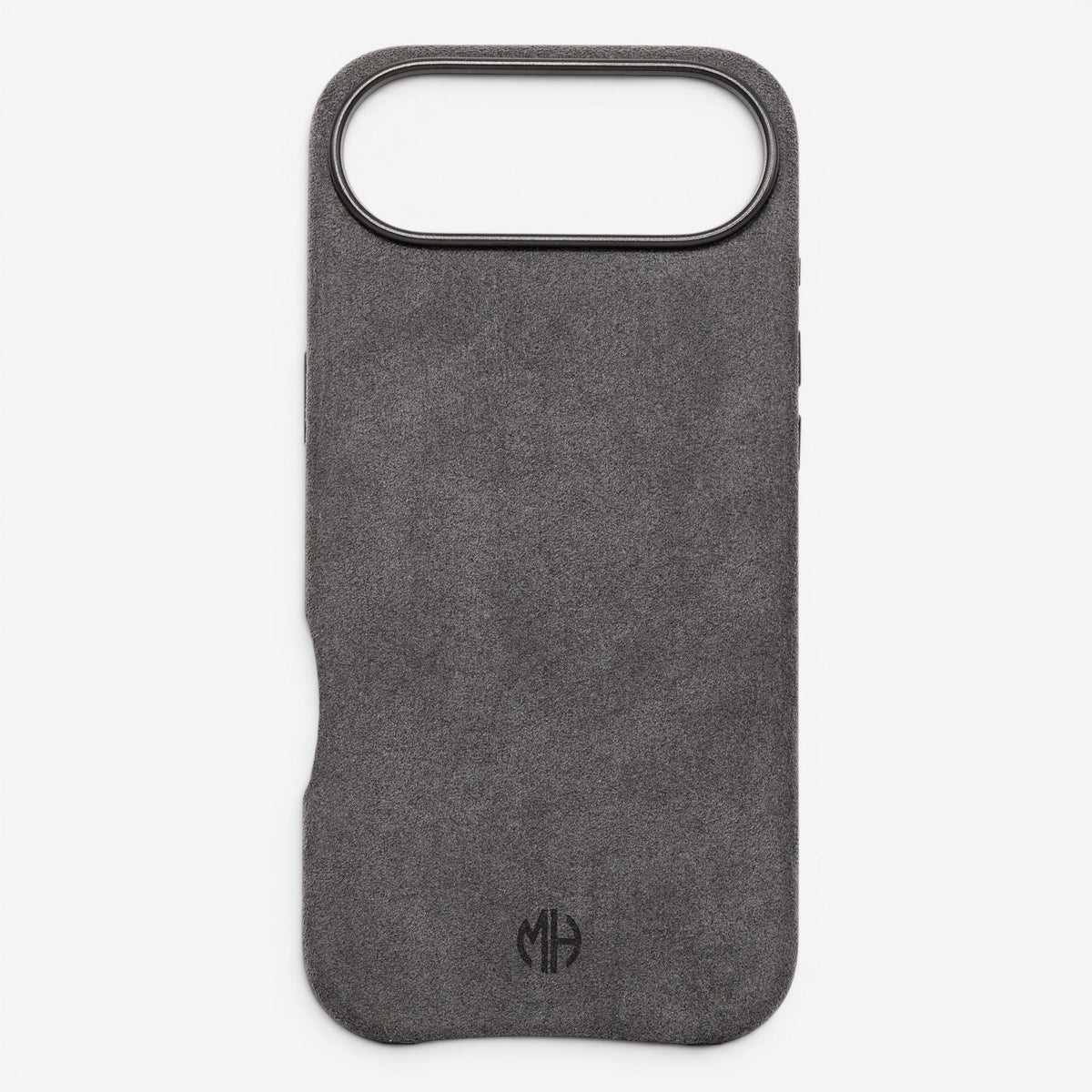iPhone Case Alcantara 17 Air Dark Grey Front#Modell_iPhone 17 Air&Farbe_Dark Grey