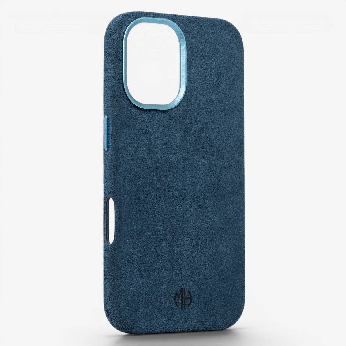 iPhone Case Alcantara 17 Blue Winkel#Modell_iPhone 17&Farbe_Blue