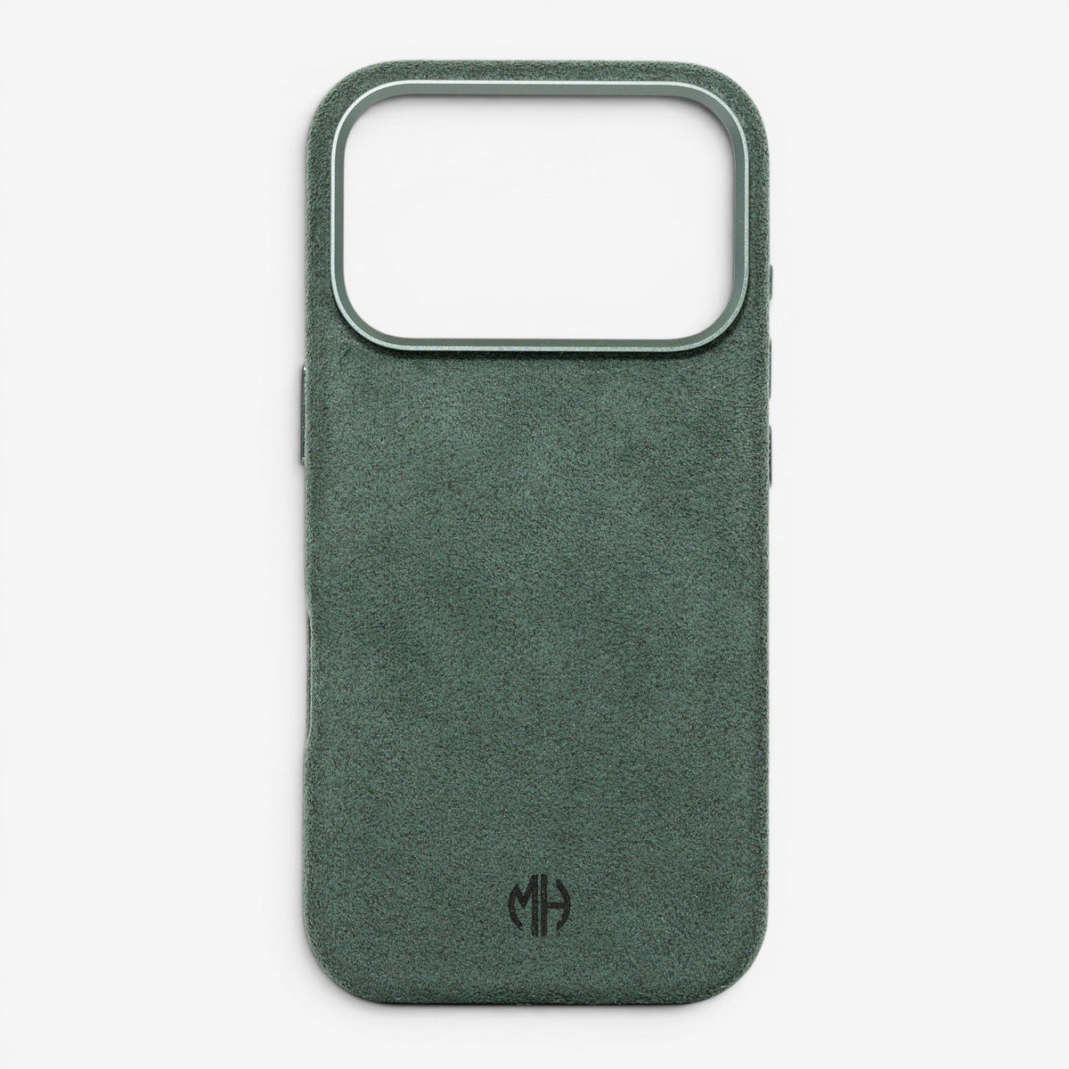 iPhone Case Alcantara 17 Pro Green Front#Modell_iPhone 17 Pro&Farbe_Green