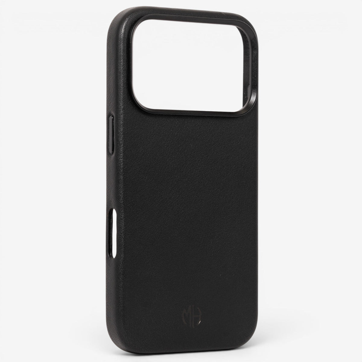 iPhone Case Leather 17 Pro Max Black Winkel#Modell_iPhone 17 Pro Max&Farbe_Black