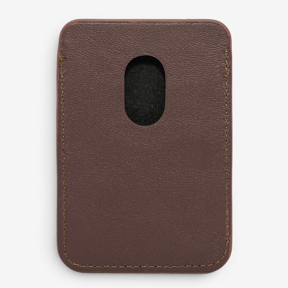 MagSafe Wallet Leather Rückseite#Farbe_Brown