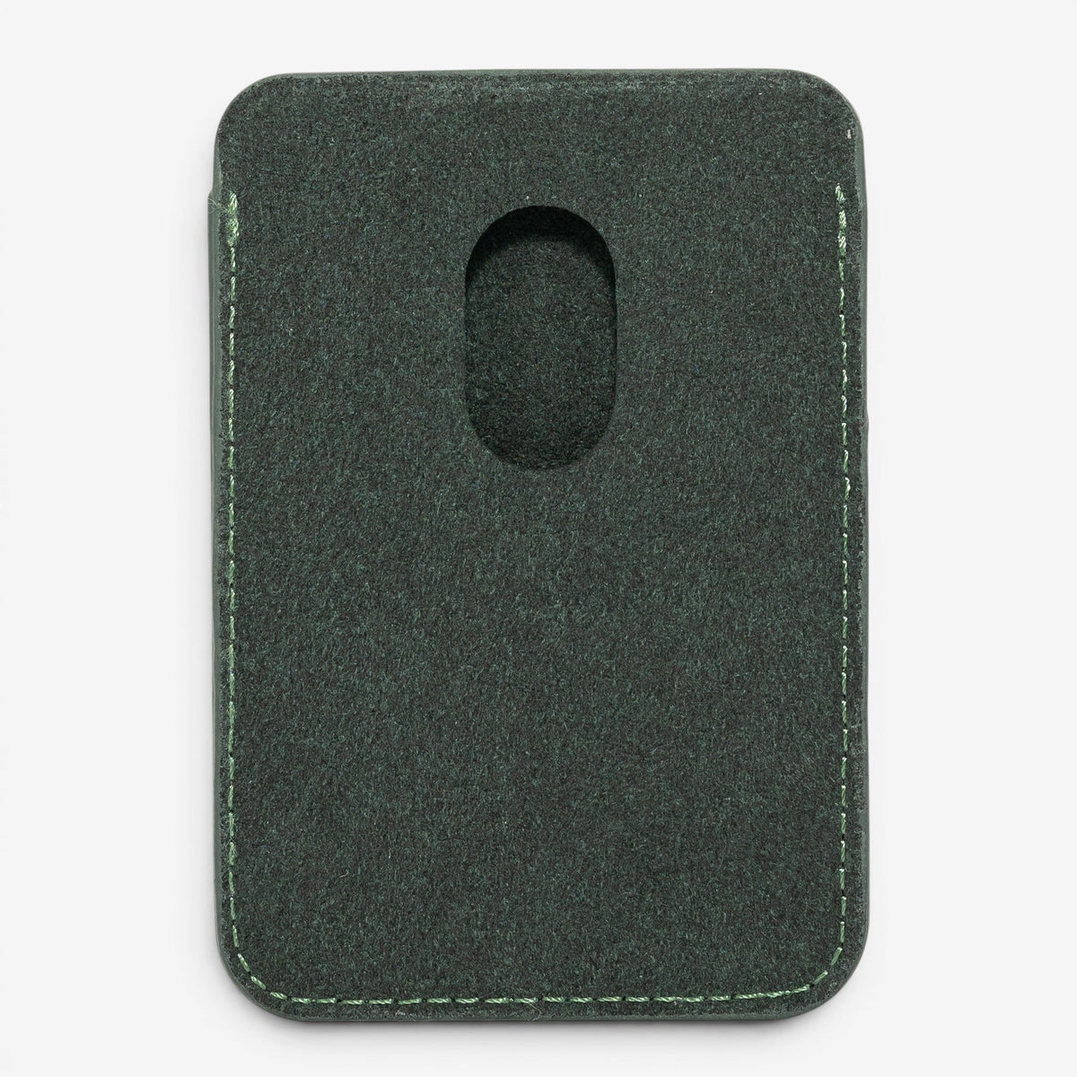MagSafe Wallet Alcantara Green Rückseite#Farbe_Green