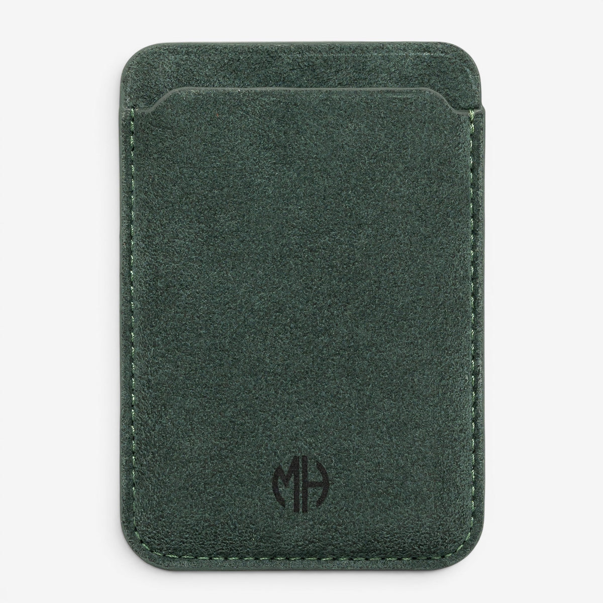 MagSafe Wallet Alcantara Green Front#Farbe_Green