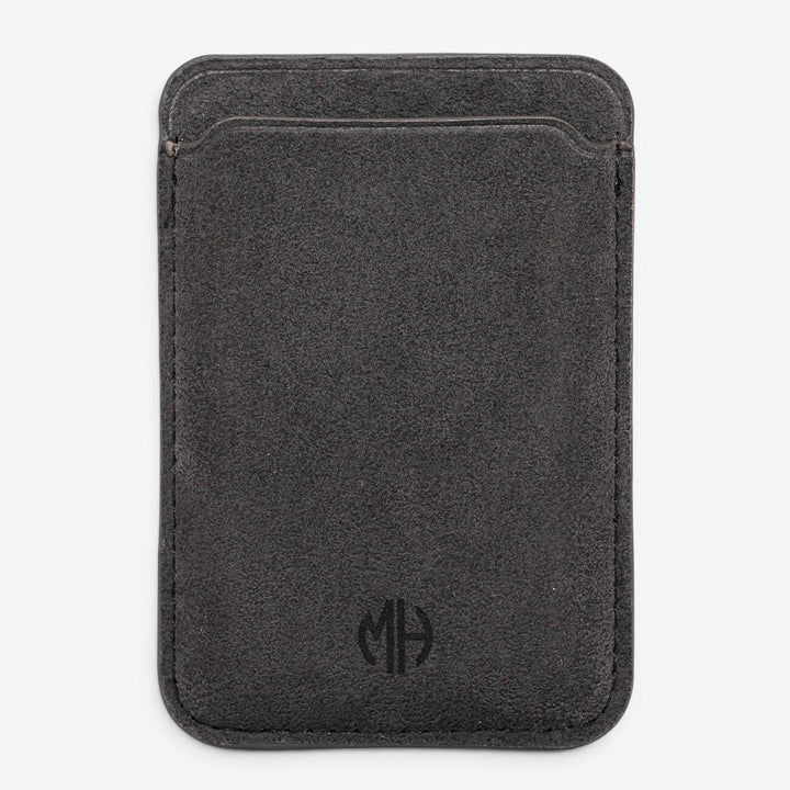 MagSafe Wallet Alcantara Dark Grey Front#Farbe_Dark Grey