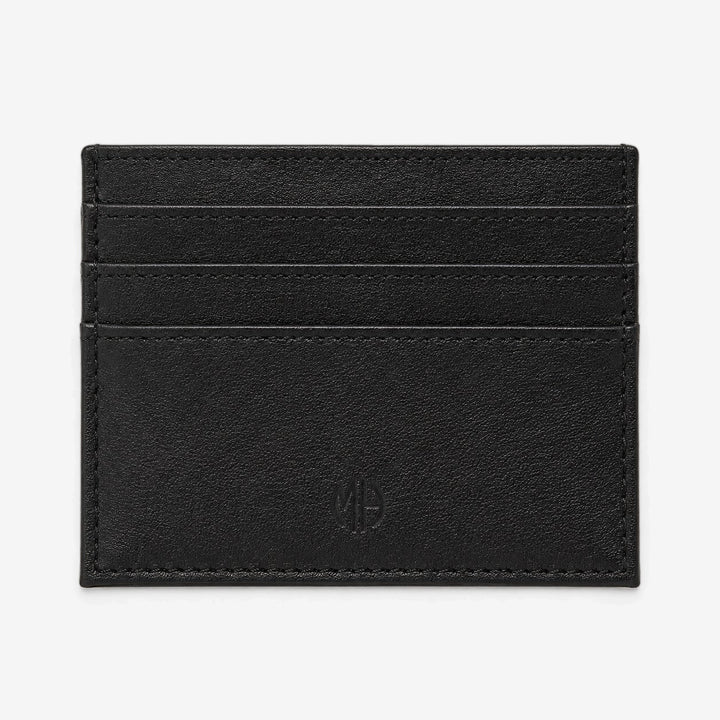 Card Wallet Leather#Farbe_Black